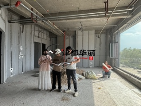 銀川裝修公司|銀川涂楷商業會所設計裝修項目前期施工進度